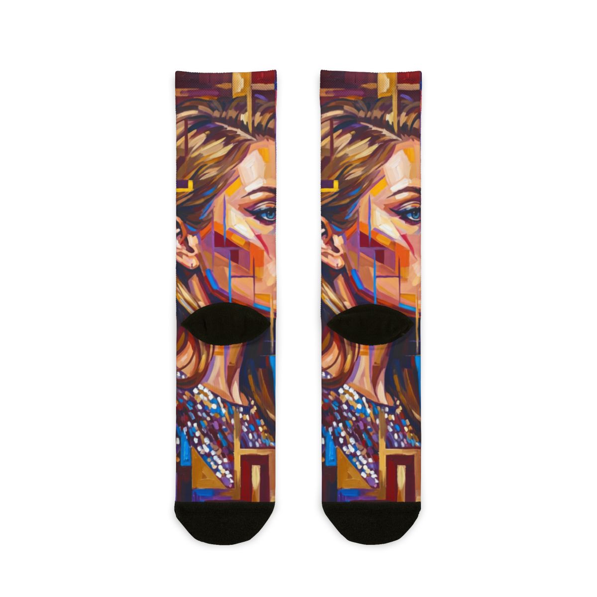 Sublimation Crew Socks - Shattered Elegance | Echovira...
