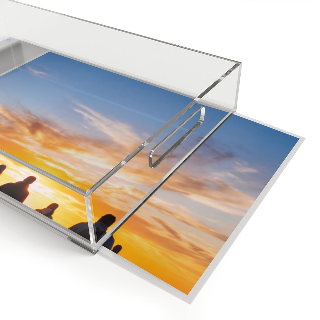 Acrylic Serving Tray - Sunset Ridge