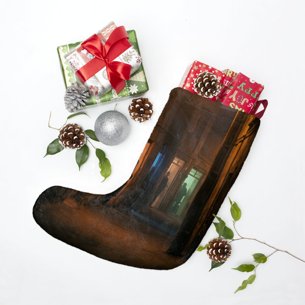 Christmas Stocking - Warm Alley Glow Stocking | Echovira...