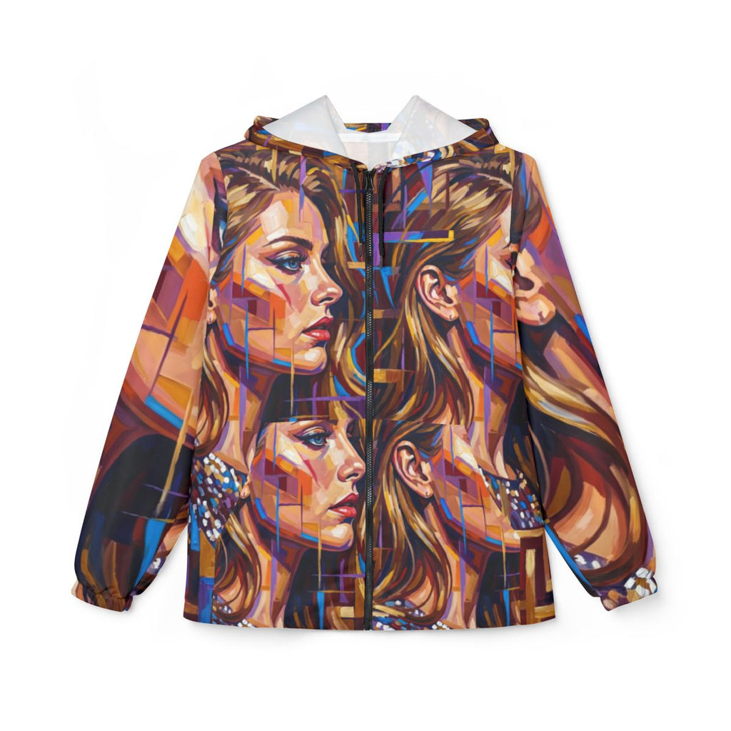 Men's Windbreaker Jacket - Shattered Elegance | Echovira...