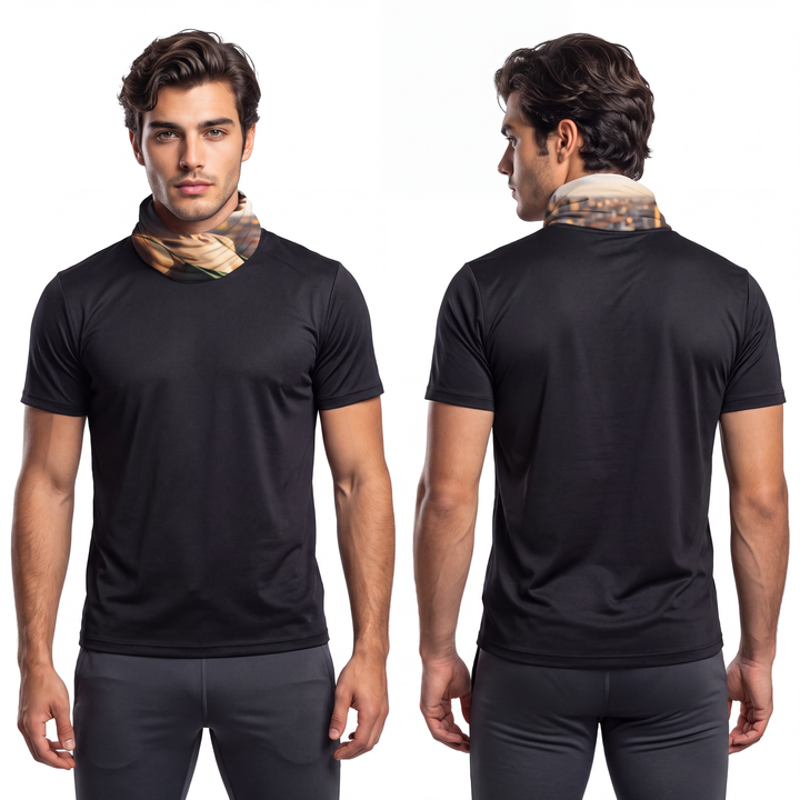 Men's Neck Gaiter - Sunset Satin Active