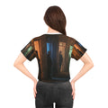 Crop Tee - Shadowed Alleyway Mystery Art Print | Echovira...