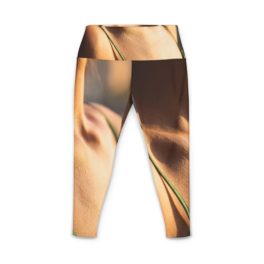 Women's Yoga Pants - Golden Hour - Emerald Sunset Flared |...