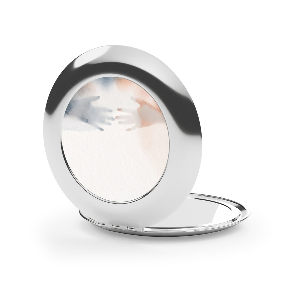 Compact Travel Mirror - Silent Connection | Echovira Gallery