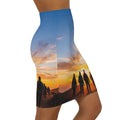 Women's Pencil Skirt - Golden Hiker Dawn