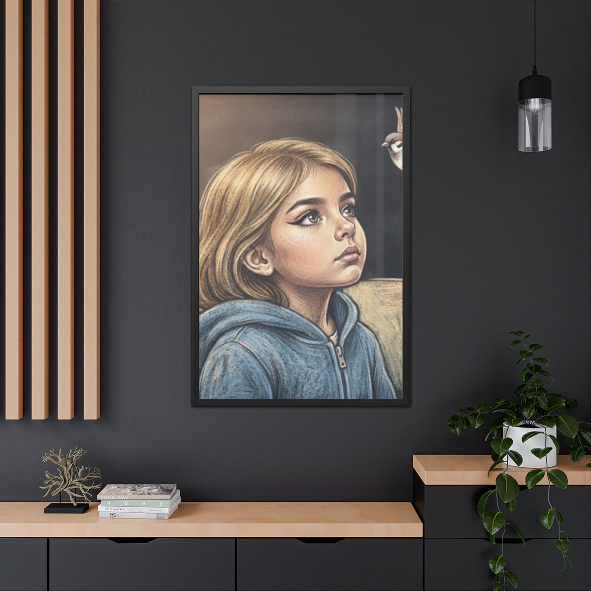 Framed Poster - Little Bird Storybook — Portrait (8×12... |...