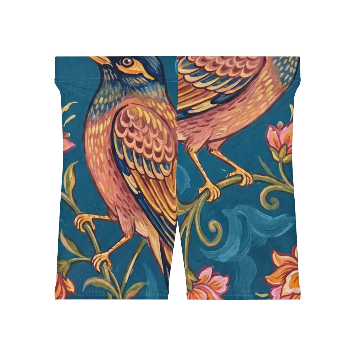 Persian Songbirds Women's Biker Shorts