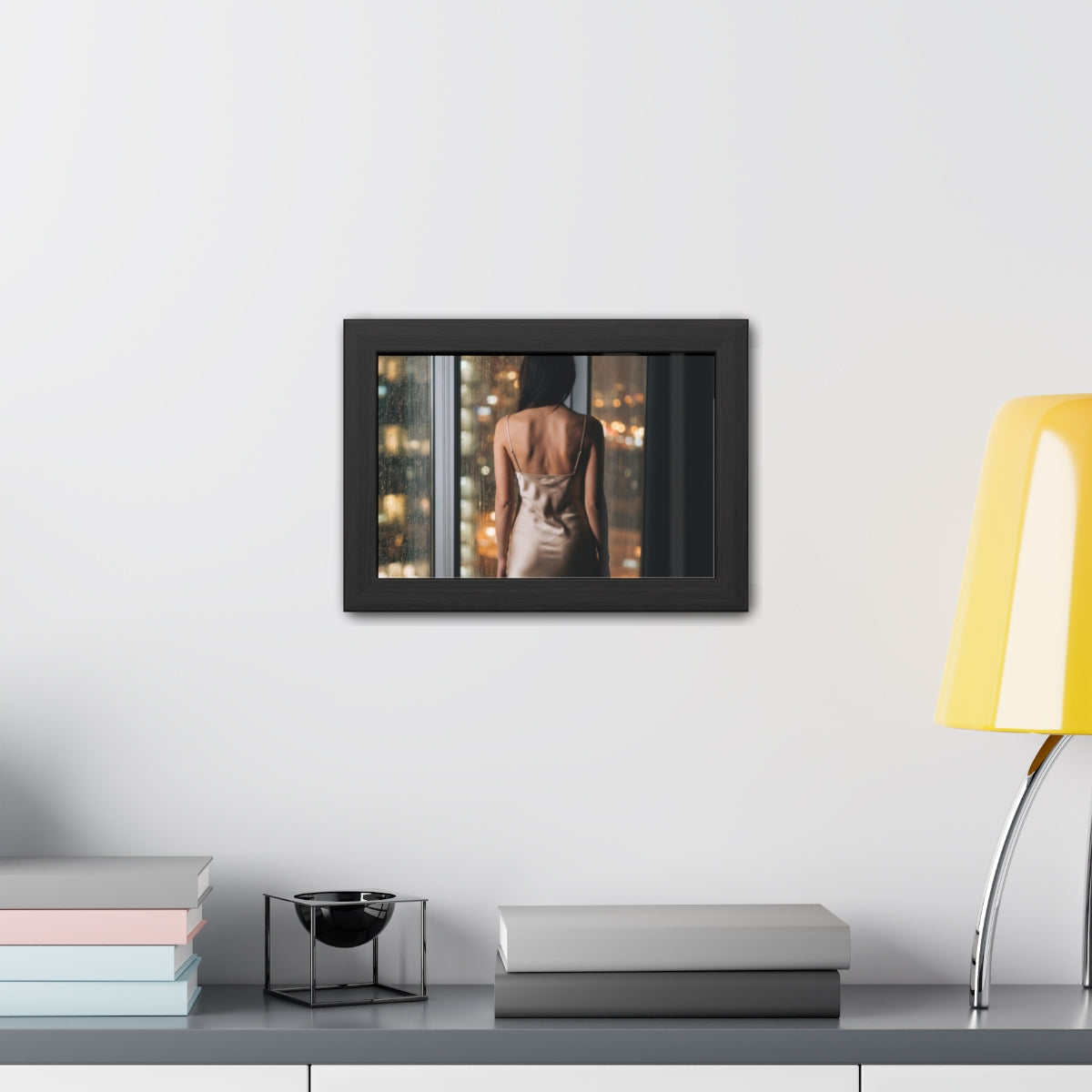 Framed Poster - Rainscape Silhouette — Landscape (10×8... |...