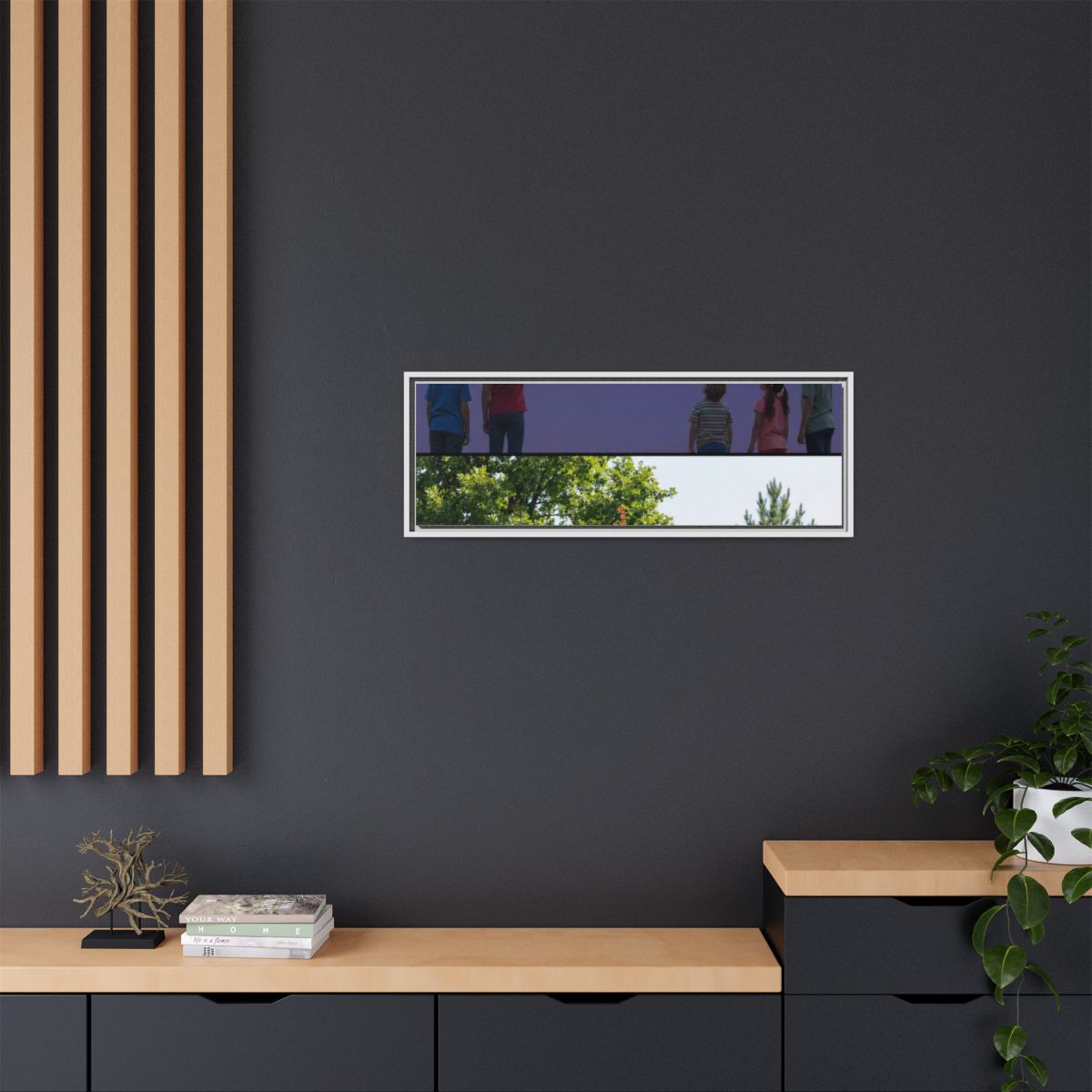 Framed Matte Canvas - Discovery — White / 1.25"