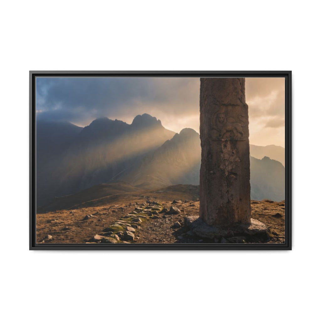 Gerahmte mattierte Leinwand - Mystisches Erbe