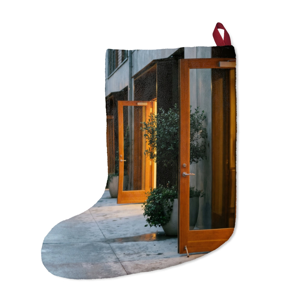 Christmas Stockings - Twilight Courtyard | Echovira Gallery