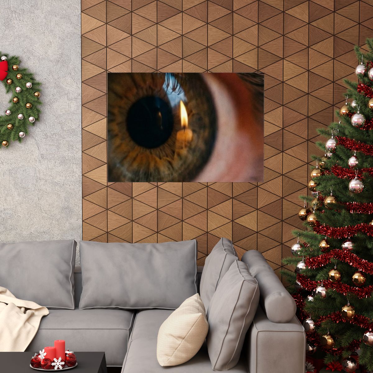 Matte Horizontal Posters - Amber Iris Reflection Fine Art......