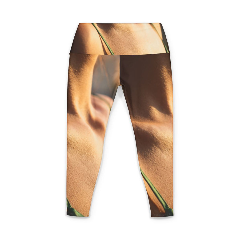Women's Yoga Pants - Golden Hour - Emerald Sunset Flared |...
