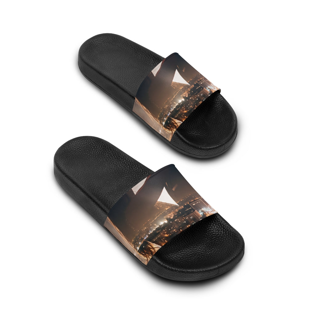 Women's Slide Sandals - Midnight City lights | Echovira...