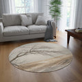 Round Rug - Quiet Winter Horizon