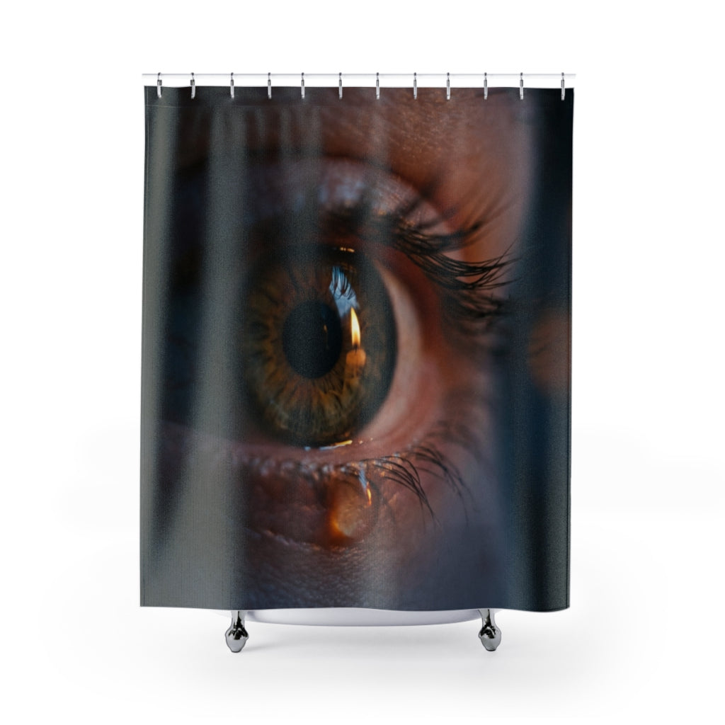 Shower Curtains - Luminous Tear Art
