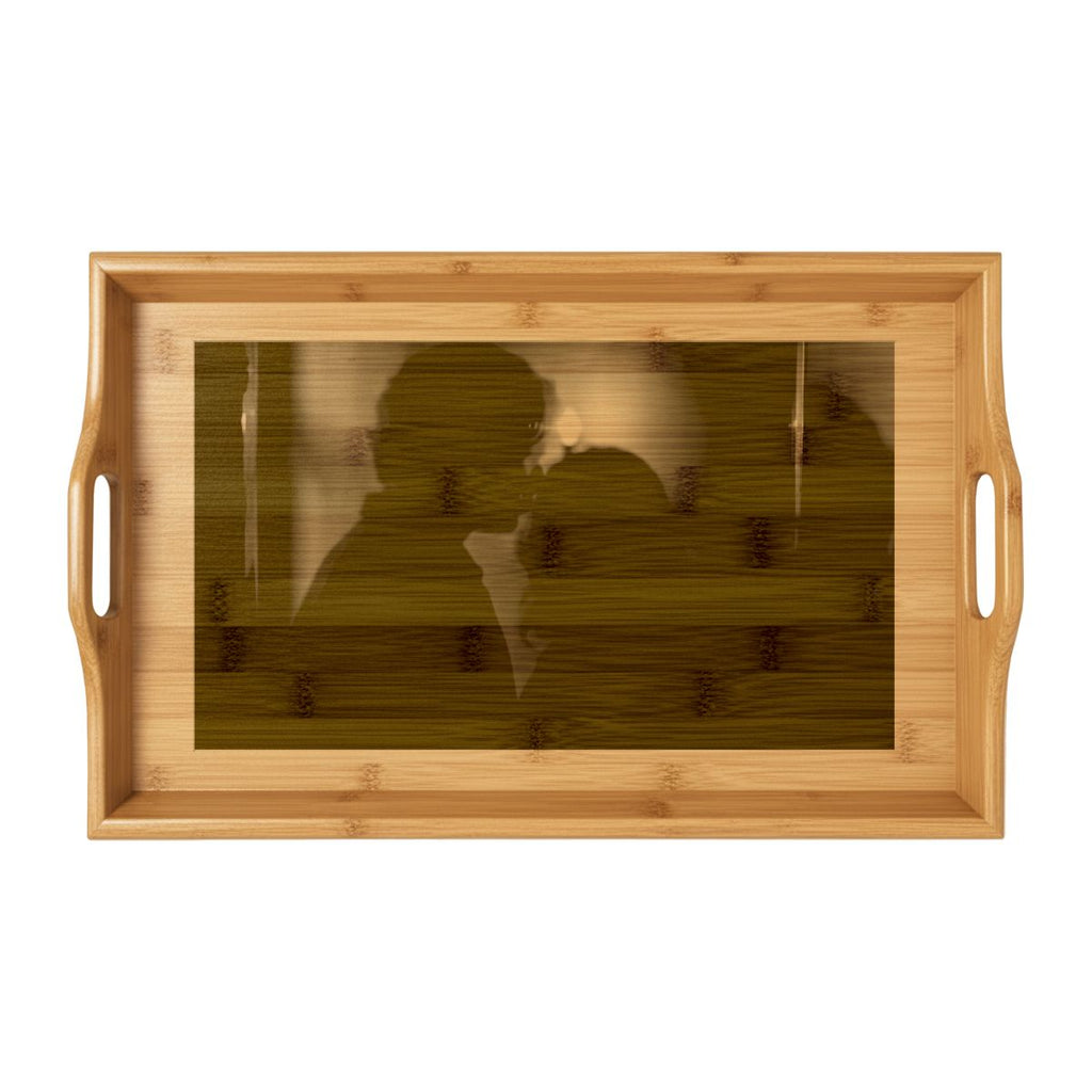 Midnight Reflection Engraved Tray - Cozy Hostess Gift |...