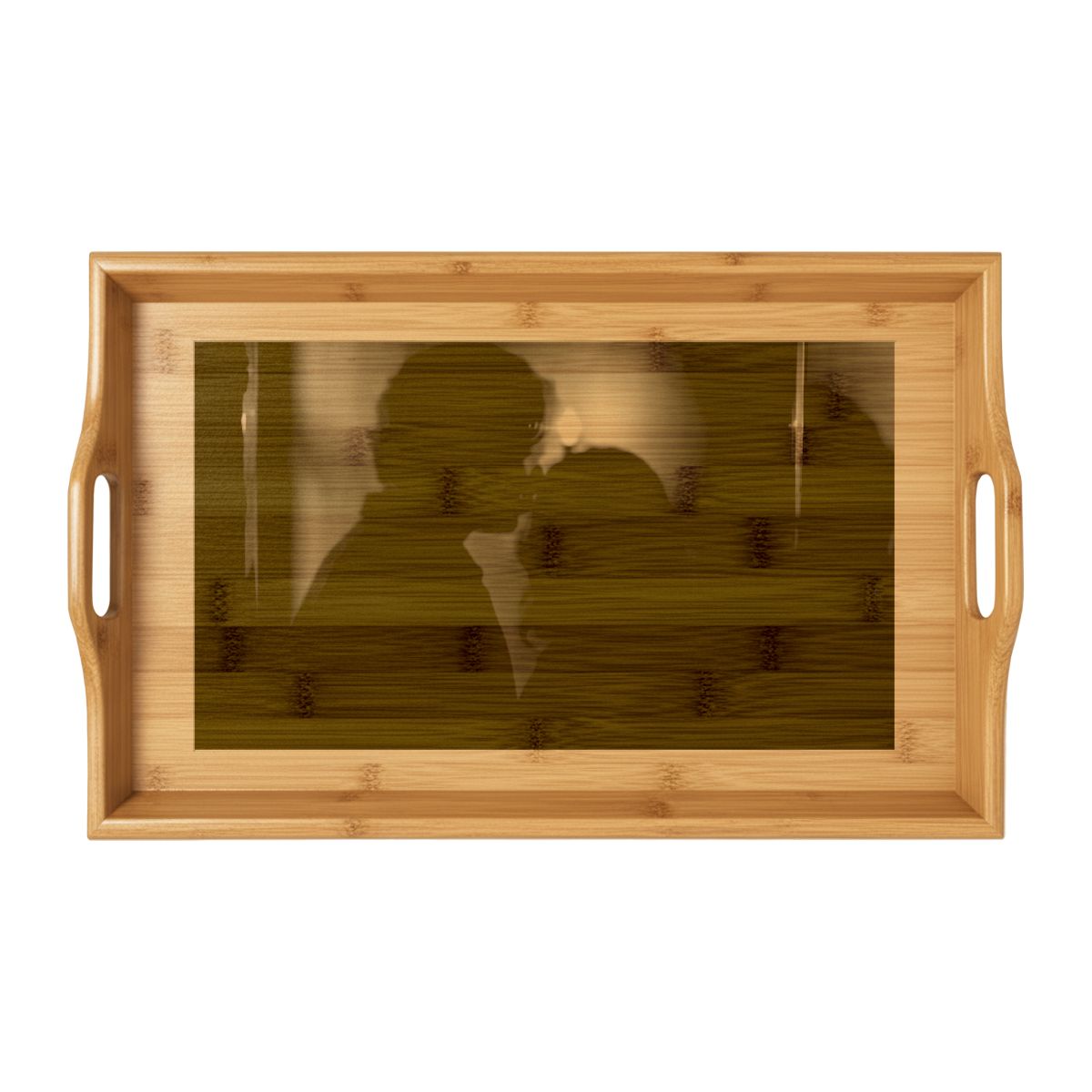 Midnight Reflection Engraved Tray - Cozy Hostess Gift |...