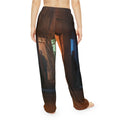 Women's Pajama Pants - Shadowed Alleyway Mystery Art Print |...