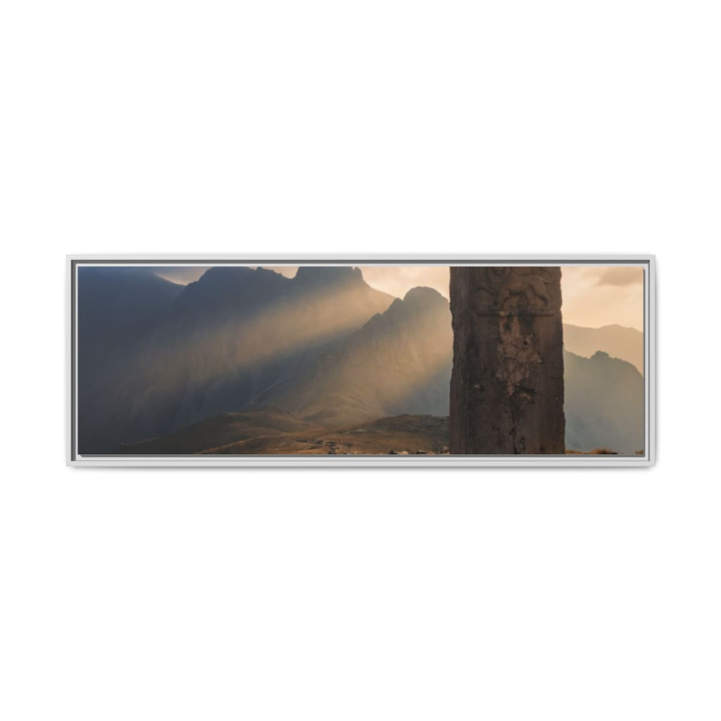 Framed Matte Canvas - Sun Peak