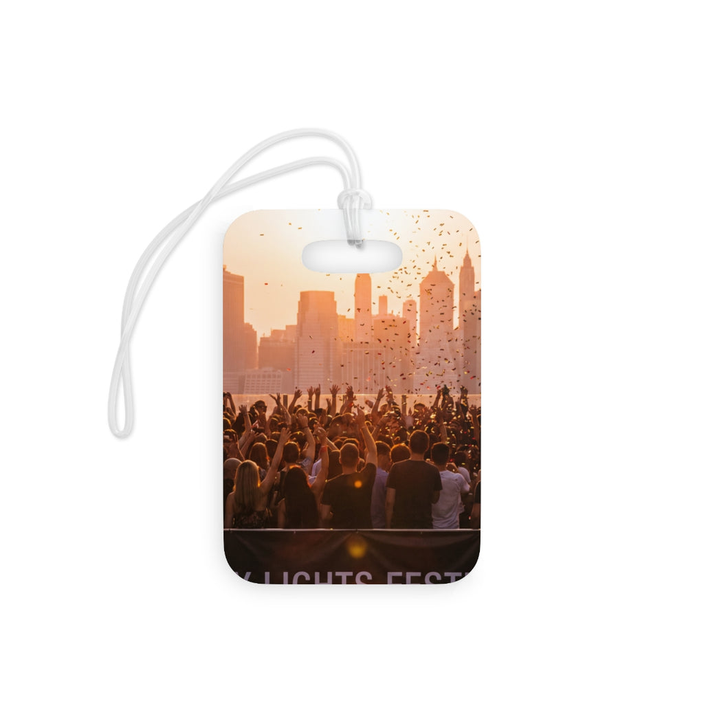 Luggage Tag - City Lights Festival | Echovira Gallery
