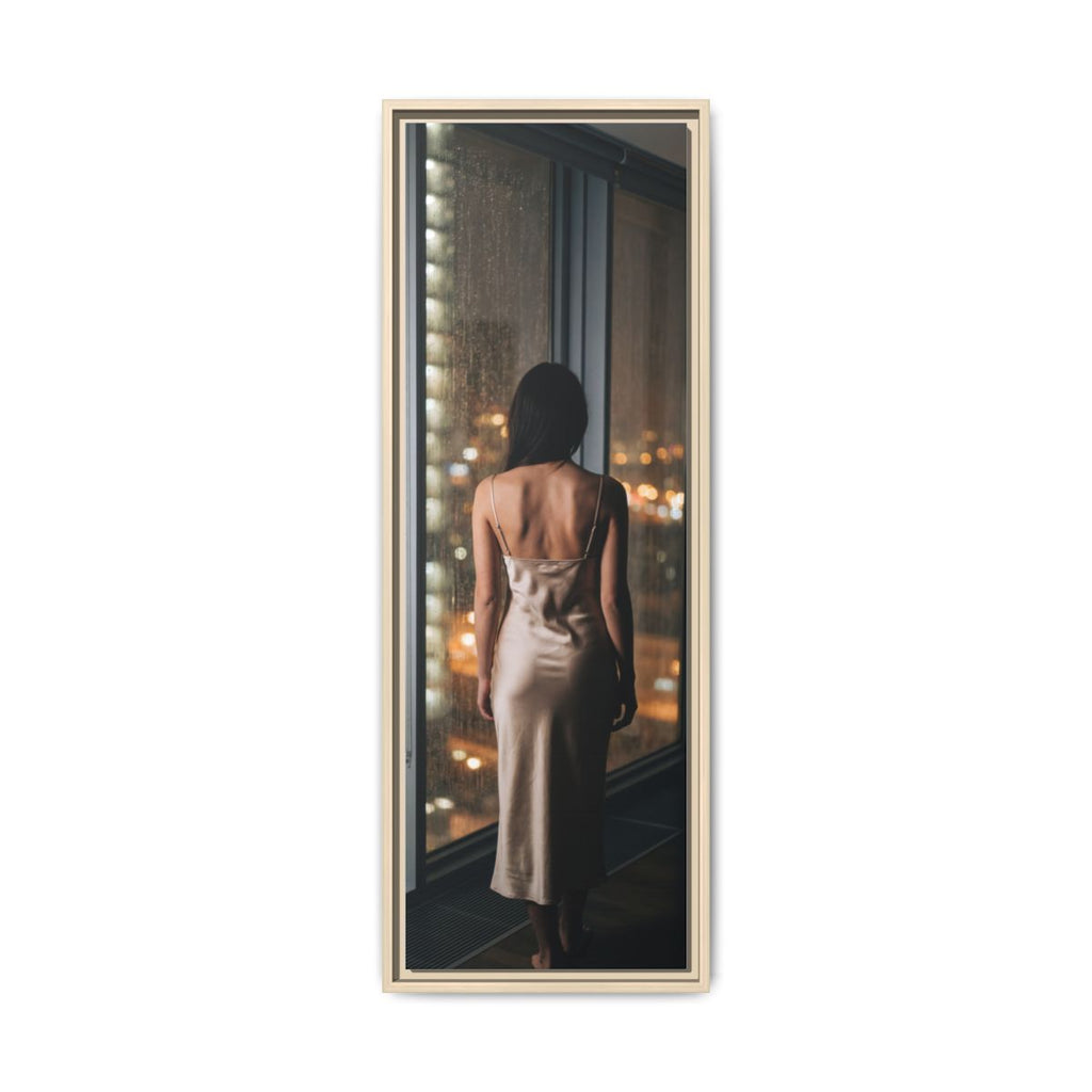 Framed Matte Canvas - Cinematic Nights — Natural / 1.25"