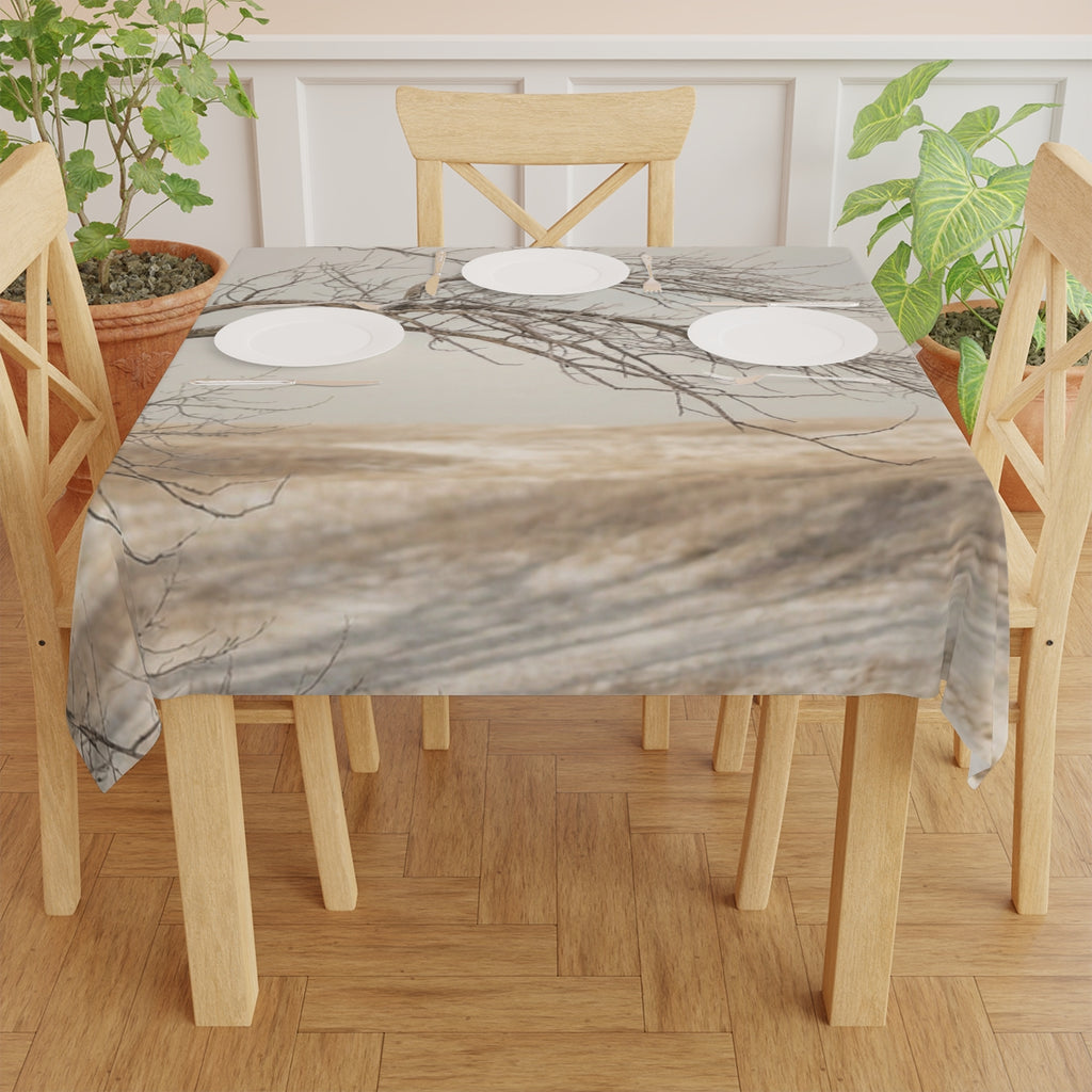 Tablecloth - Hushed Winter Elegance