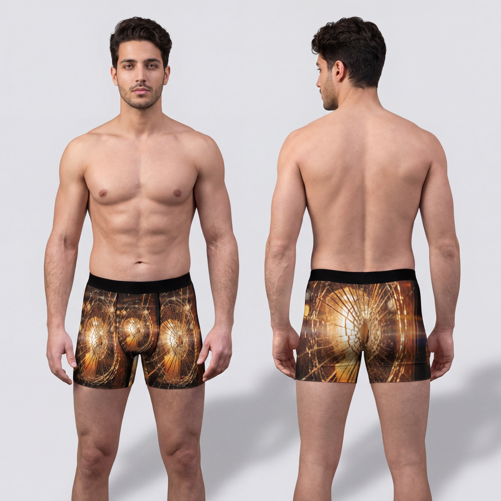 Men's Boxer Briefs - Amber Edge