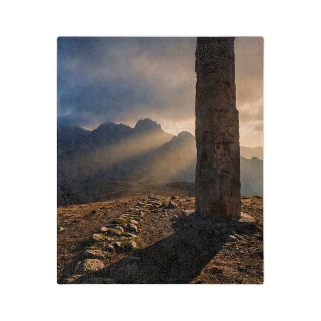 Microfiber Blanket - Rugged Mountain