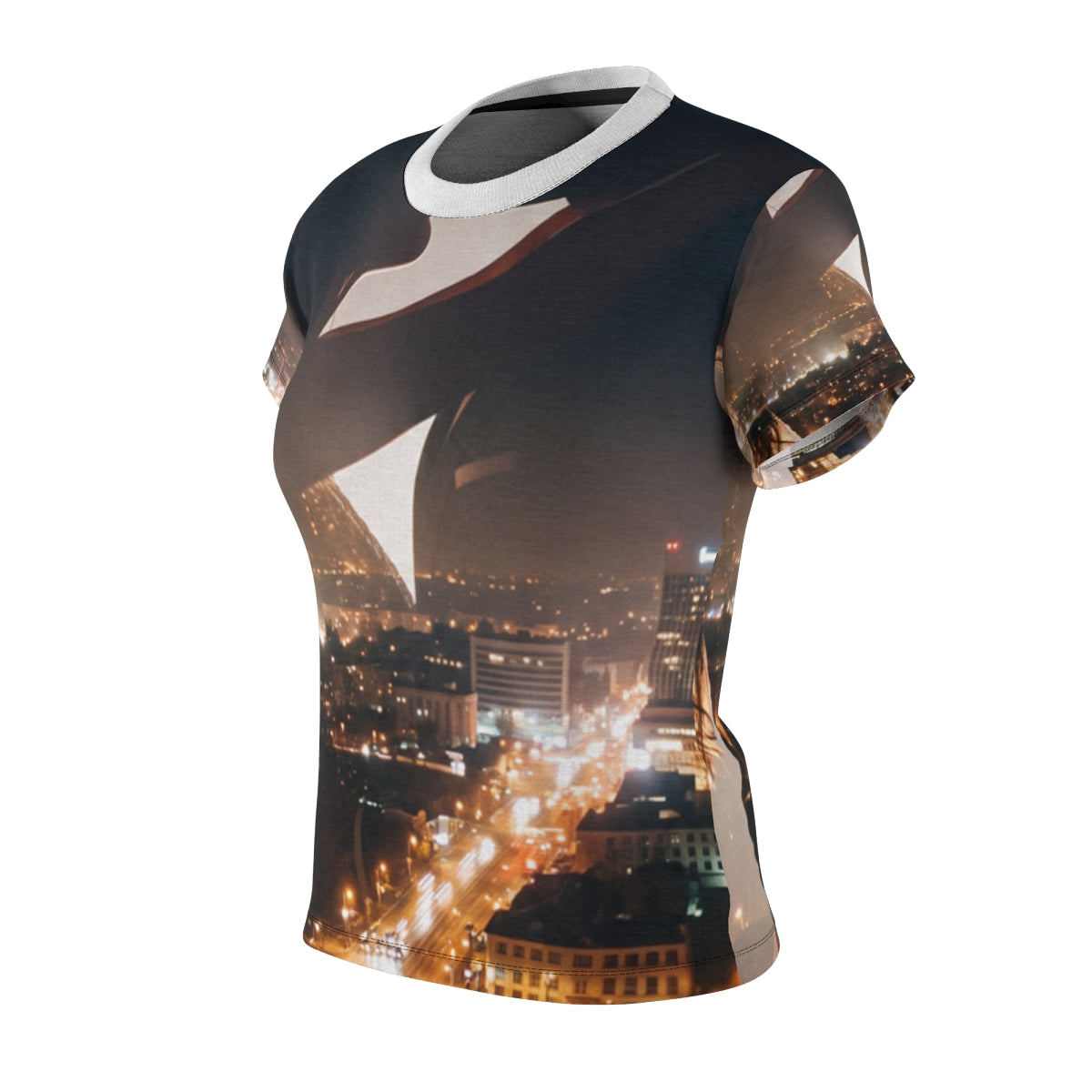 Women's Cut & Sew Tee - Midnight City lights | Echovira...