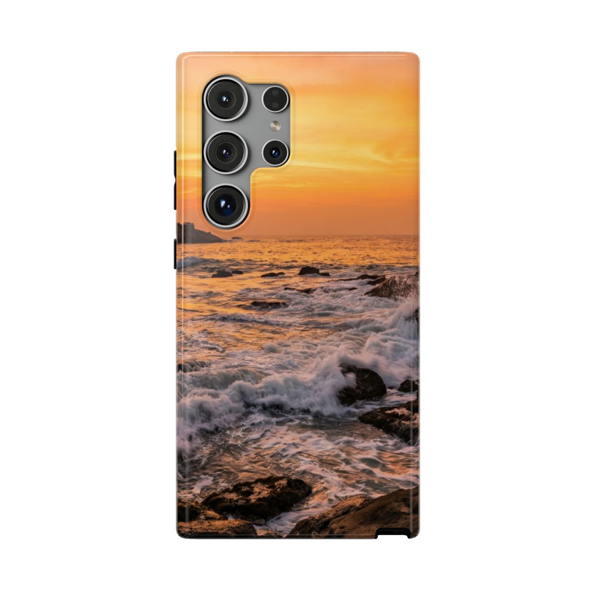 Impact-Resistant Case - Golden Hour Wave | Echovira Gallery