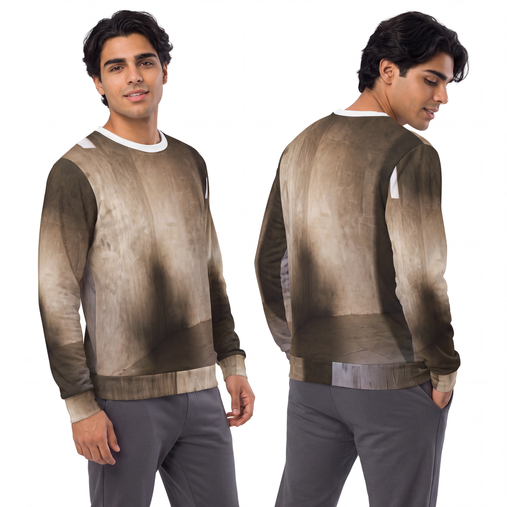 Men's Lightweight Sweatshirt - Shadows of the Citadel moody...