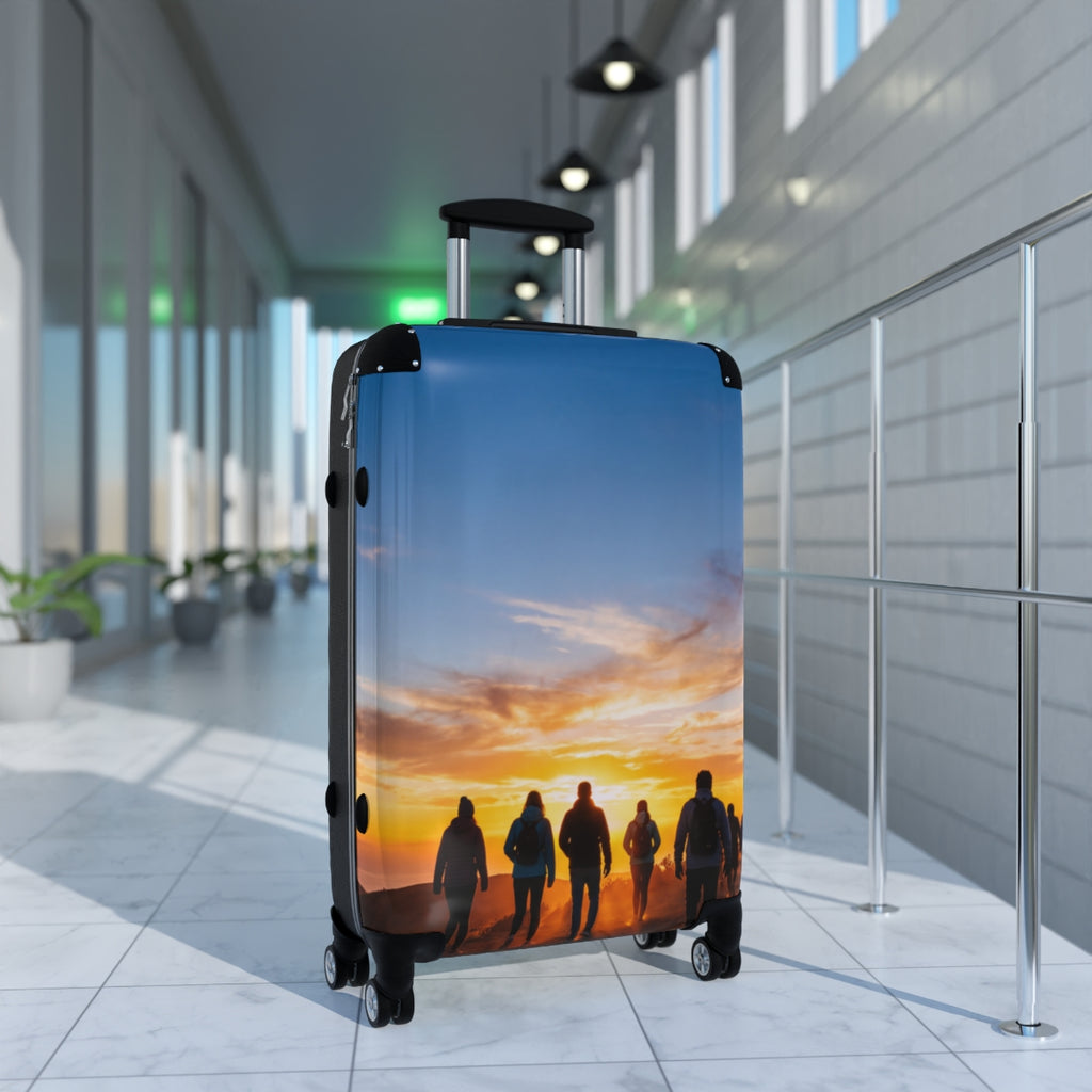 Suitcase - Golden Horizon Wanderlust