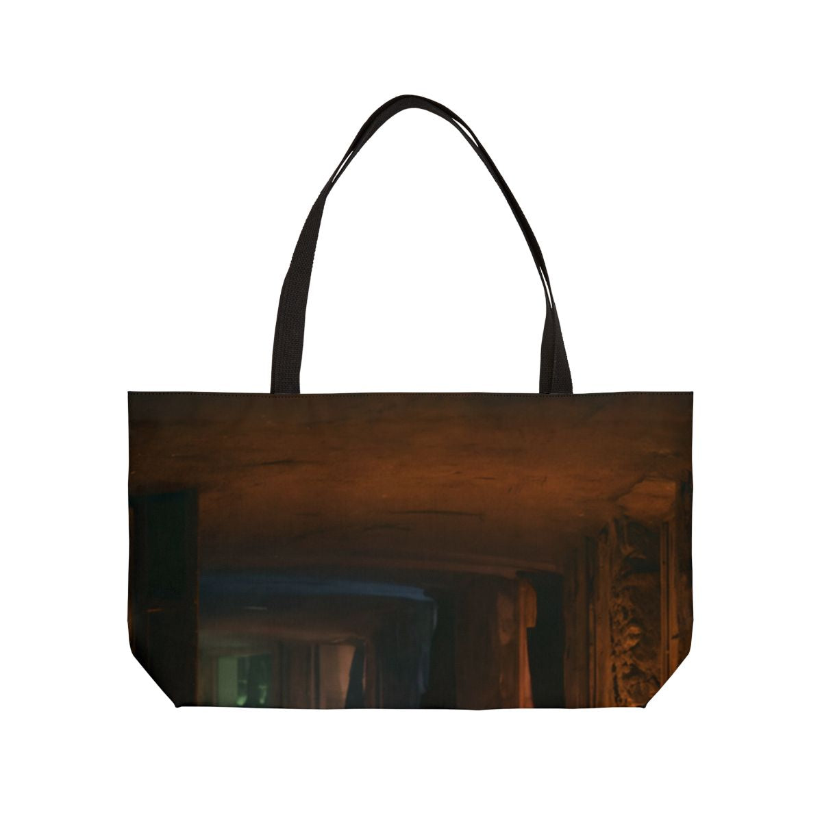 Weekender Tote Bag - Shadowed Alleyway Mystery Art Print |...