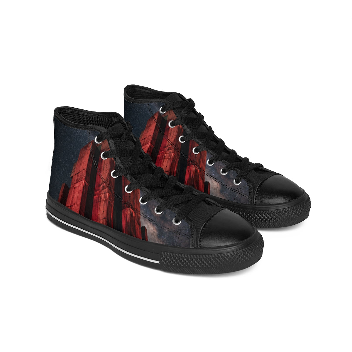 Women's Brutalist Crimson Monolith Sneakers