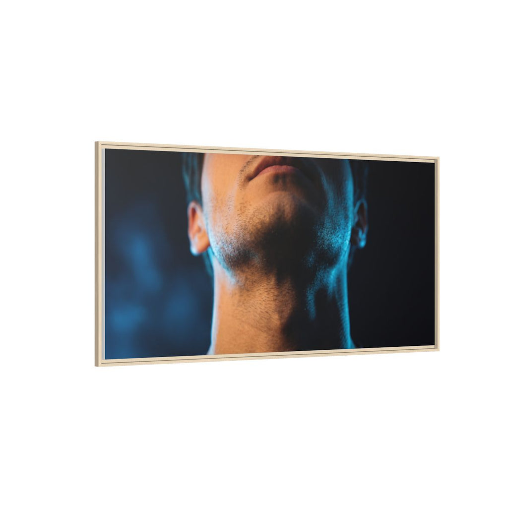 Framed Matte Canvas - Neon Noir