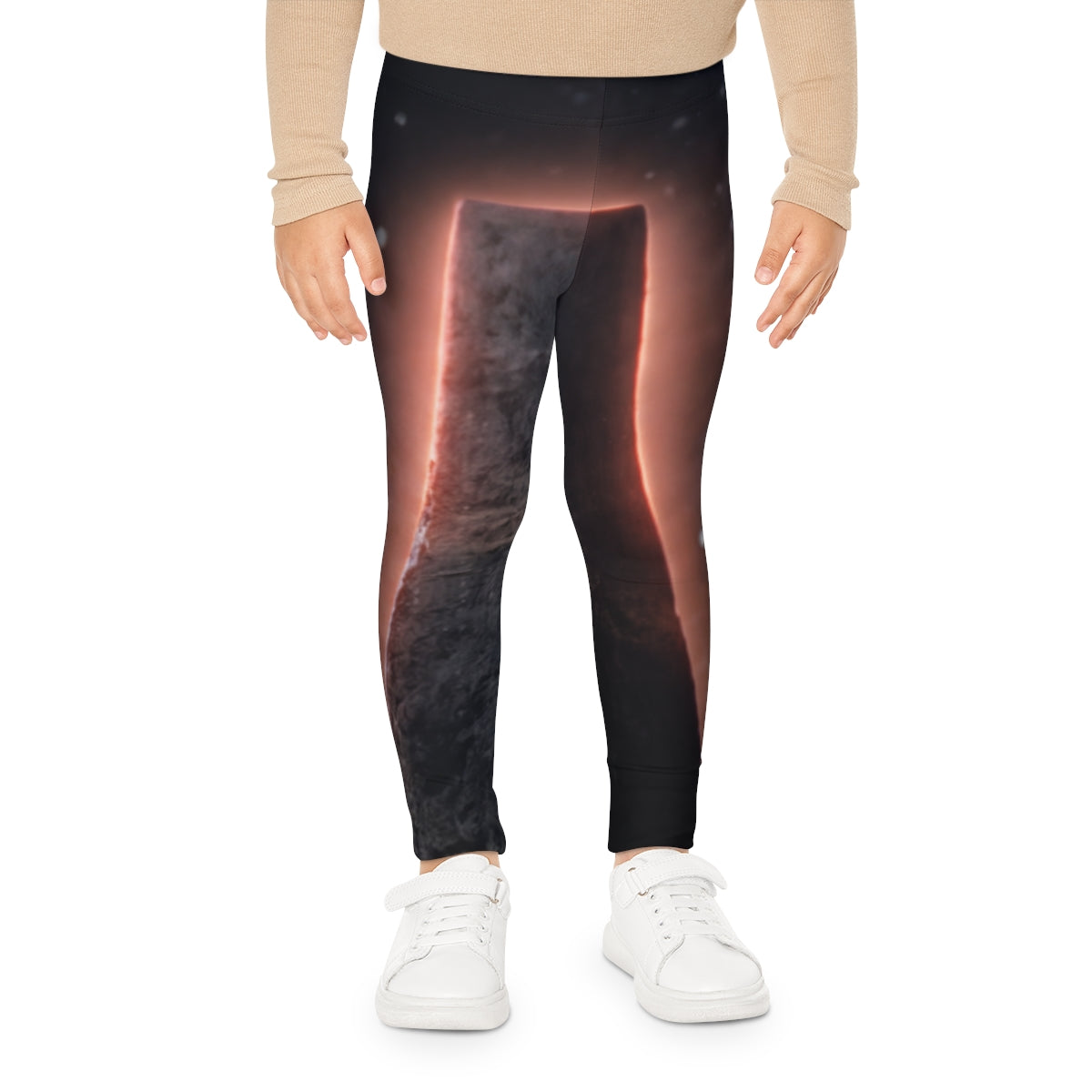 Kids Leggings with Cosmic Monolith Art