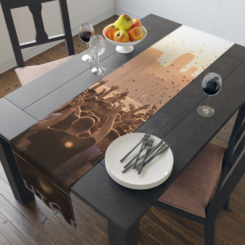 Table Runner - City Lights Festival | Echovira Gallery