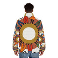Men's Puffer Jacket - Unity Mandala Folk Art | Echovira...