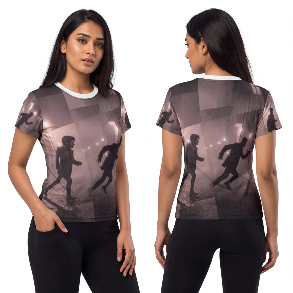 Women's Cut & Sew Tee Noir City Pursuit