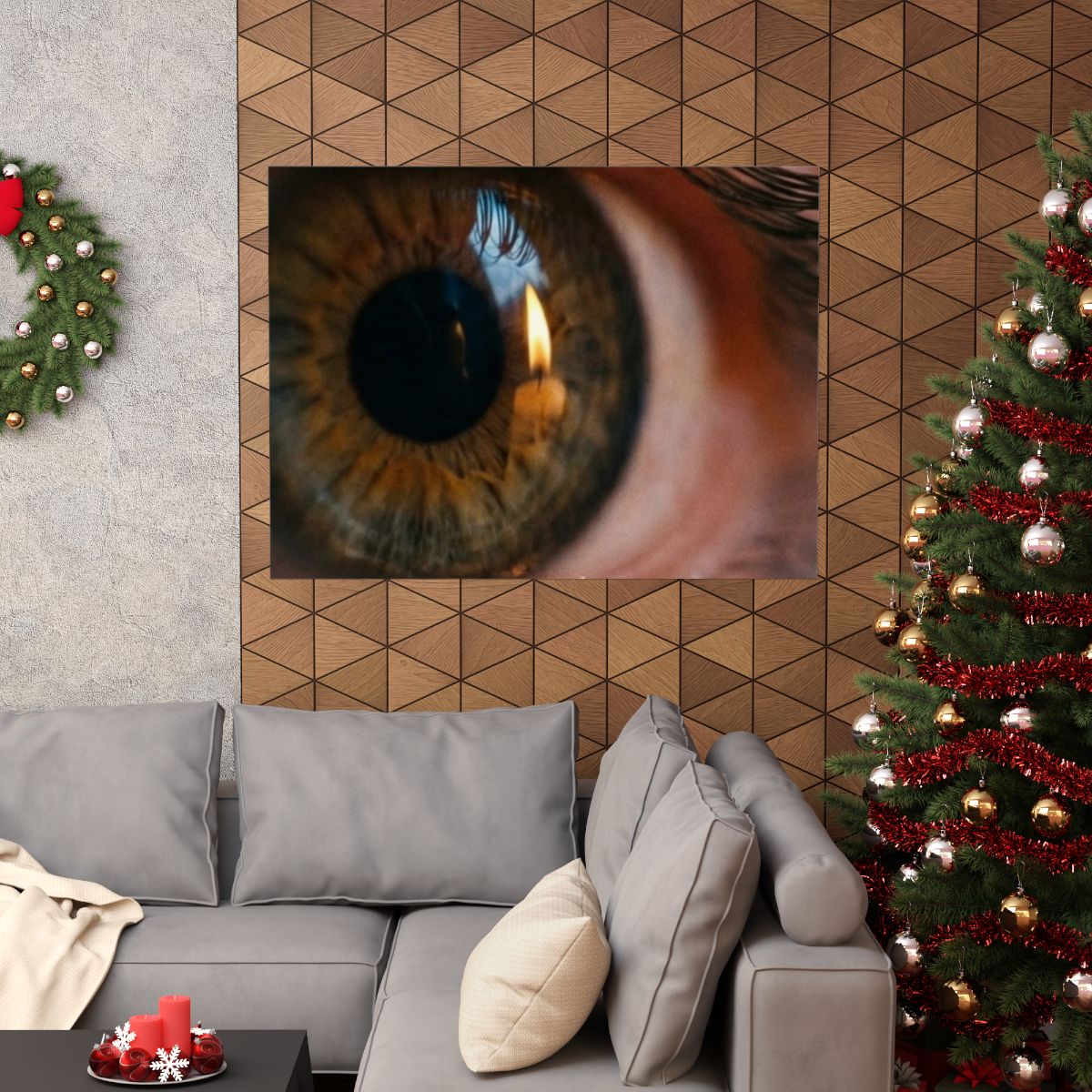 Matte Horizontal Posters - Amber Iris Reflection Fine Art......