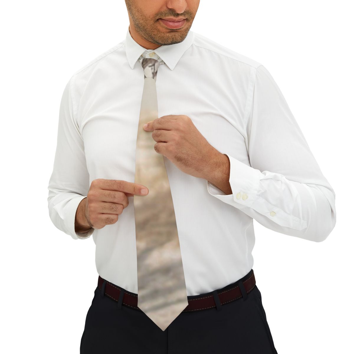 Necktie - Minimalist Winter Landscape