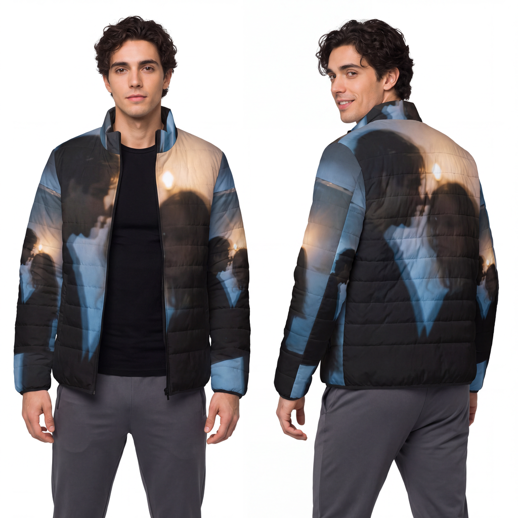 Men's Puffer Jacket - Midnight Reflections Puffer... |...