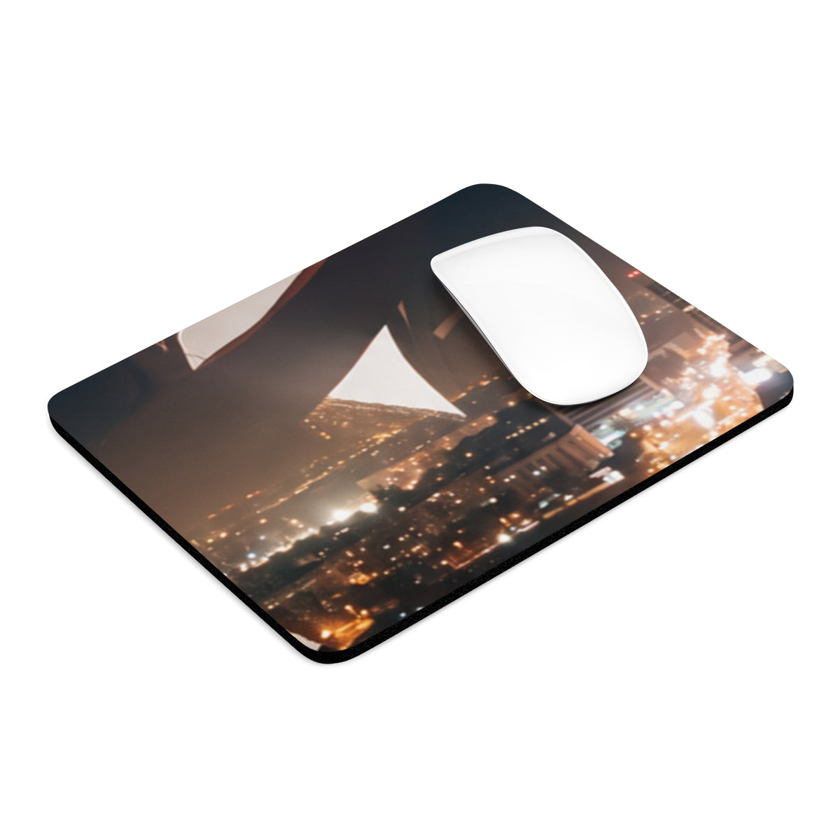 Mouse Pad - Midnight City Silhouette | Echovira Gallery