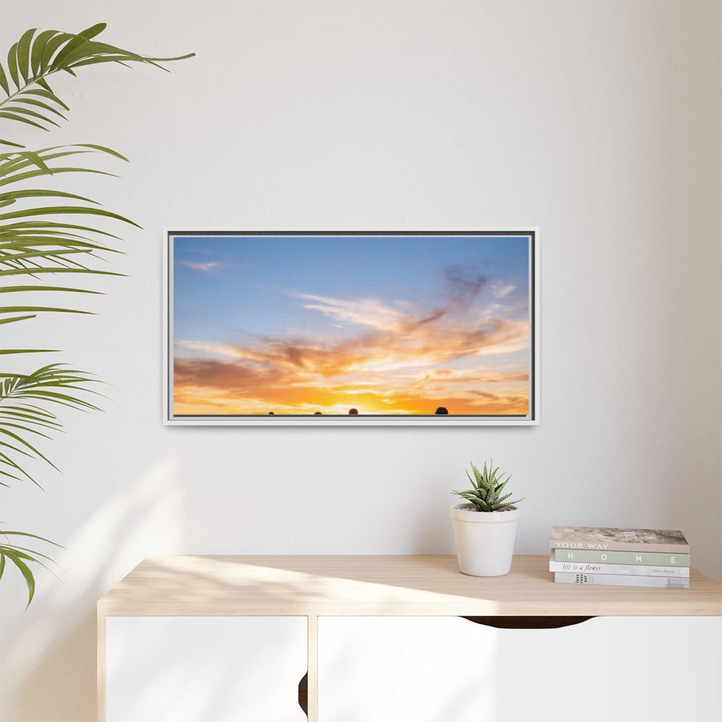 Matte Canvas, Framed - Epic Dawn Trek