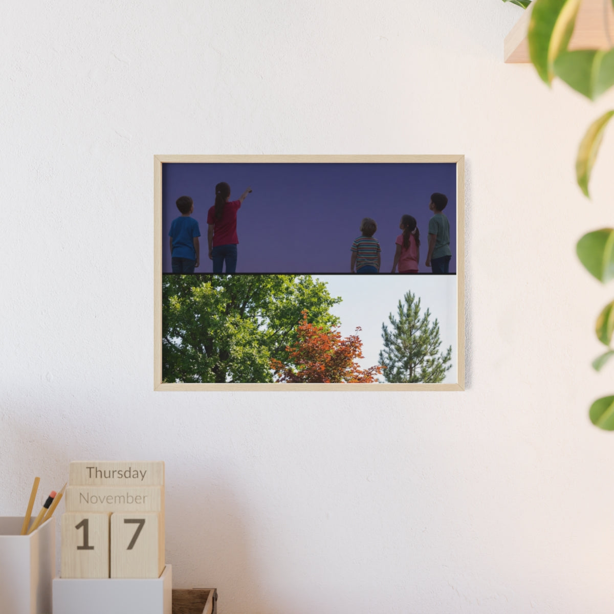Posters with Wooden Frame - Woodland Explorer