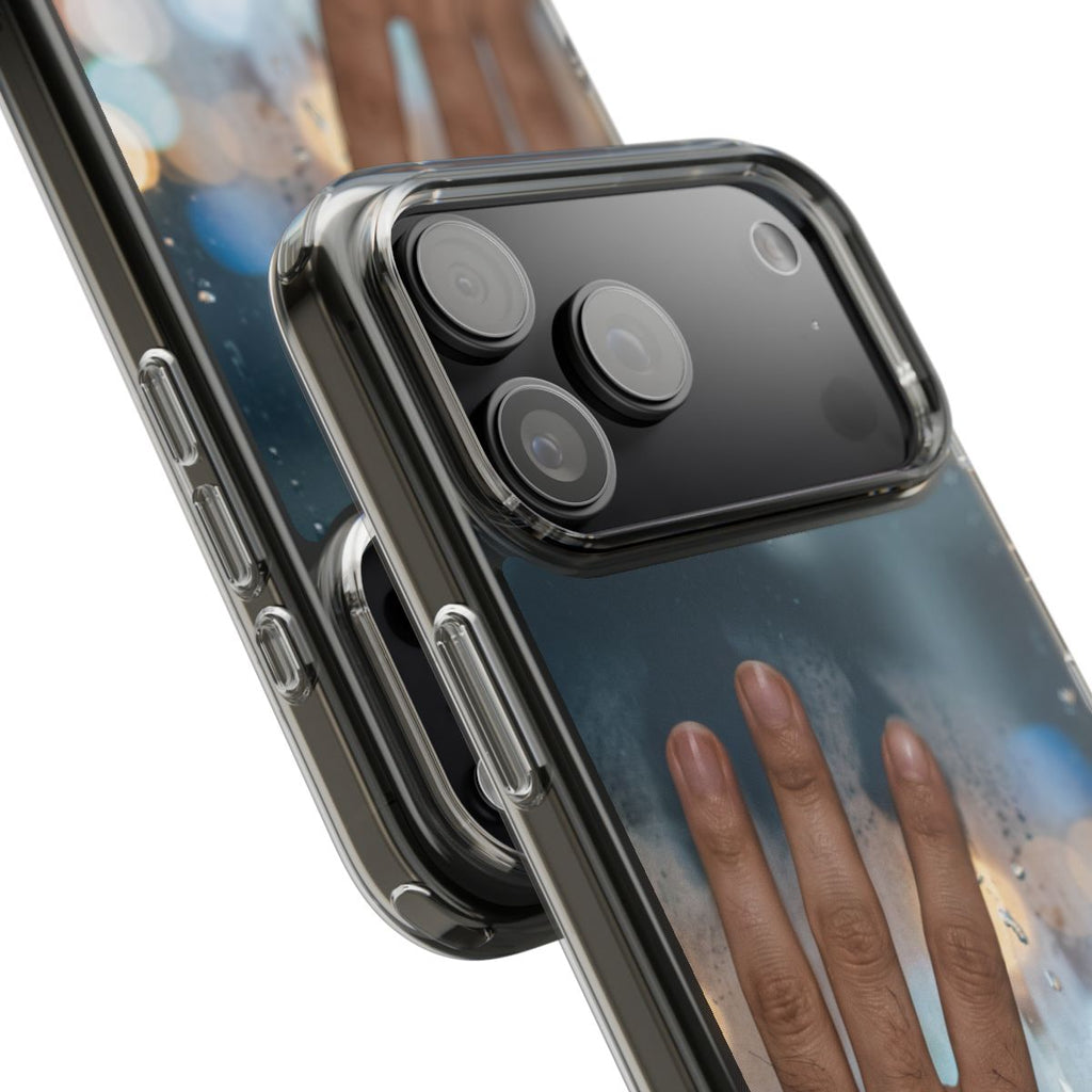 Rainy Window City Apple iPhone Clear Phone Case