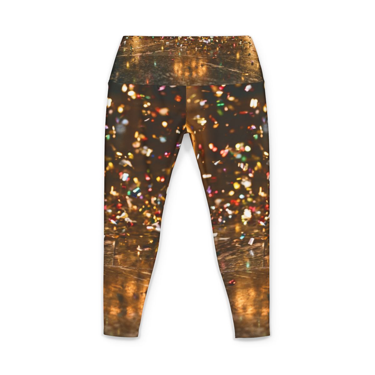 Women's Yoga Pants - Midnight Sparkle Flared | Echovira...