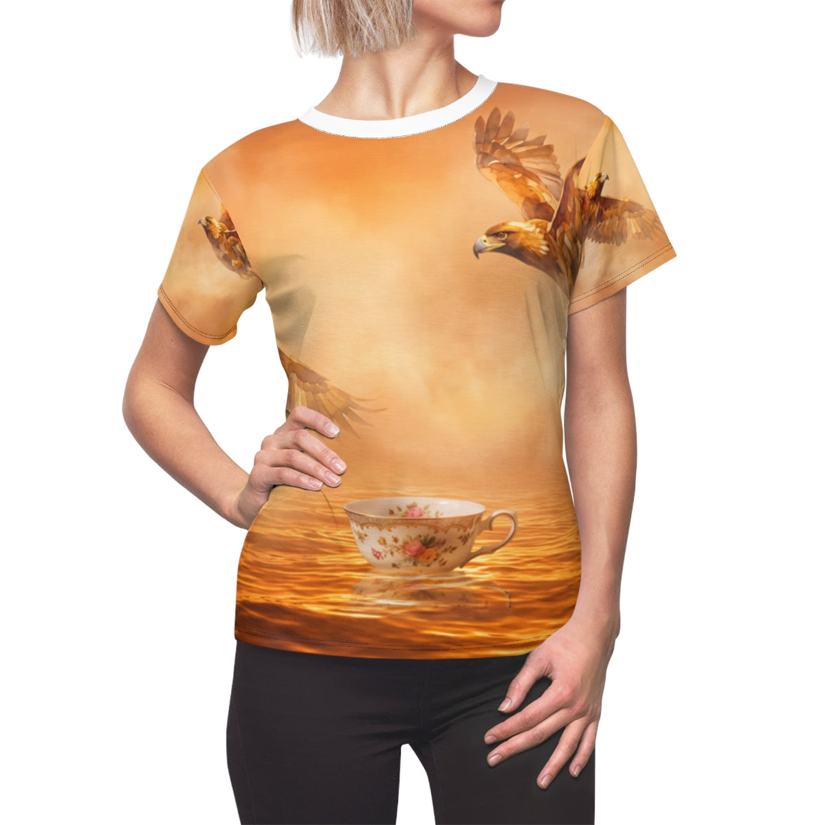 Surreal Eagles Women's Cut and Sew Tee
