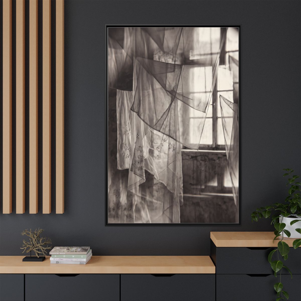 Matte Canvas Framed - Spectral Veils (8×10, 9×12, 11×14... |...